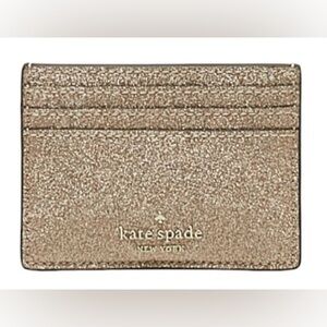 Card holders Wallet Gold Kate Spade York NWT